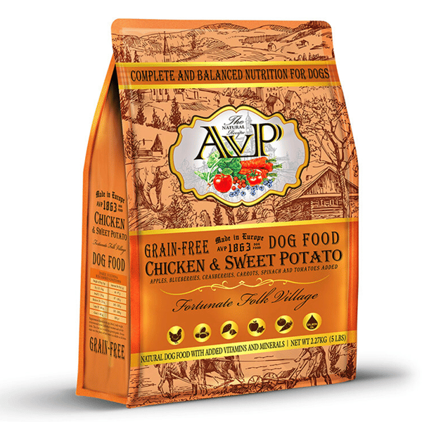 AVP愛威堡 狗糧 無穀物全犬糧 雞肉甜薯配方 25lb (JEOAVP120186325) (圖片1)
