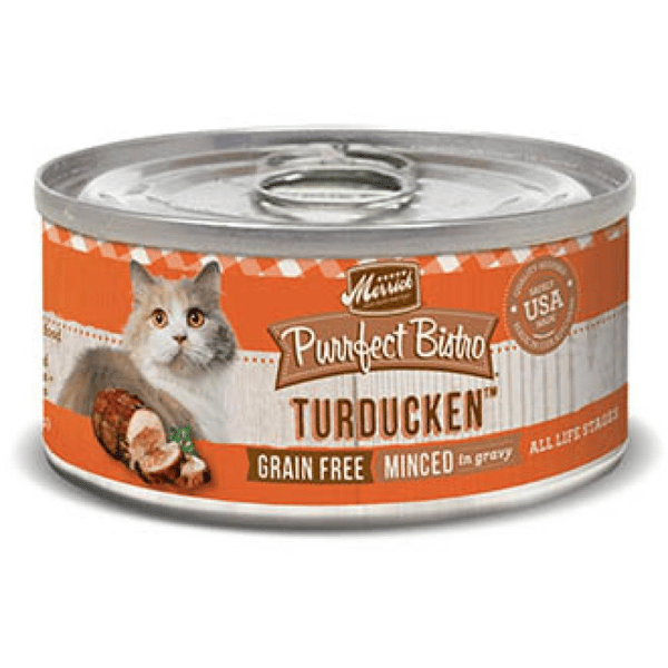 Merrick 無穀物火雞鴨肉雞湯肉粒貓罐頭 Turducken 5.5oz (1813) (圖片1)