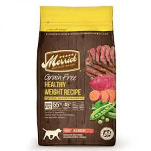Merrick Merrick 全犬狗糧 無穀物體重控制配方 4lb 4lb 正面圖