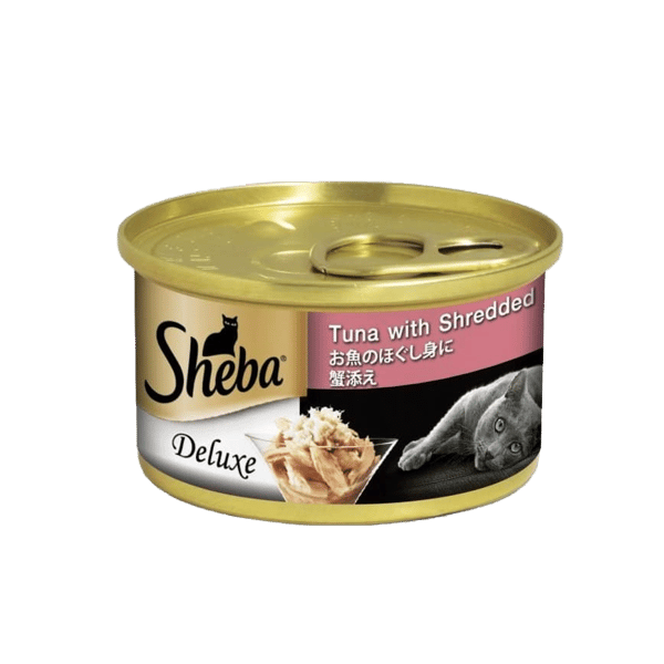 Sheba 日系貓罐頭 湯汁吞拿魚加蟹肉 85g 粉紅色(10290927/60017689) (新舊包裝隨機發貨) (圖片3)
