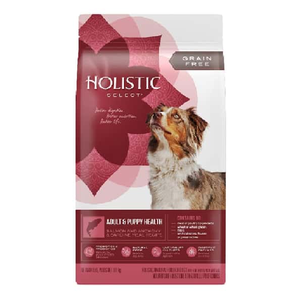 Holistic Holistic Select活力滋 成犬 無穀物四種魚配方 Adult & Puppy Salmon Anchovy & Sardine 4lb 4lb 正面圖