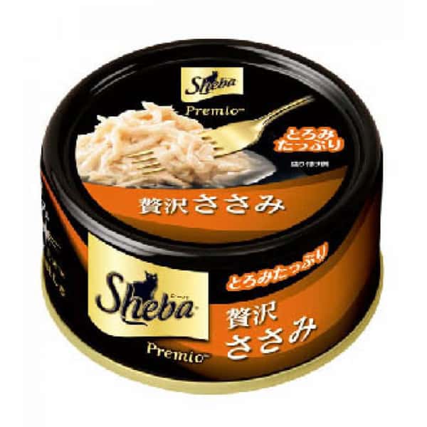 Sheba 日式貓罐頭 黑罐系列 嫩滑雞絲 75g (10161469) (圖片1)