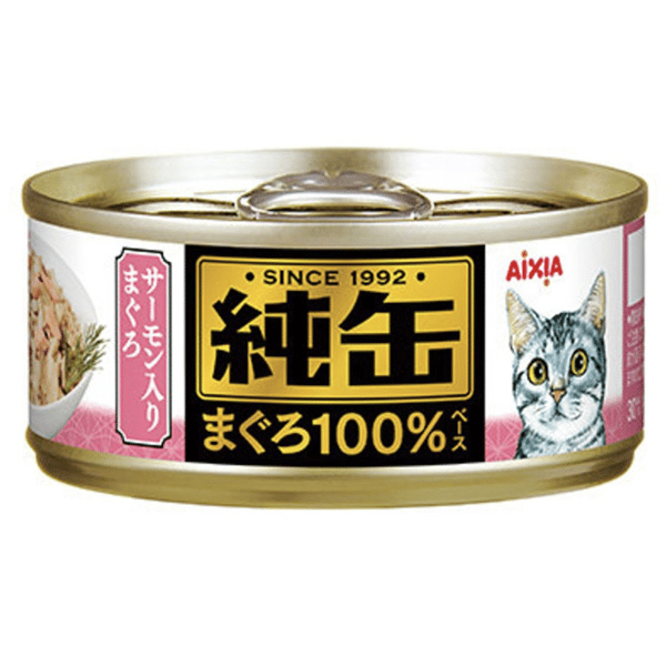 AIXIA 愛喜雅 貓罐頭 純缶系列 吞拿魚+三文魚 65g (JMY-26) (圖片1)