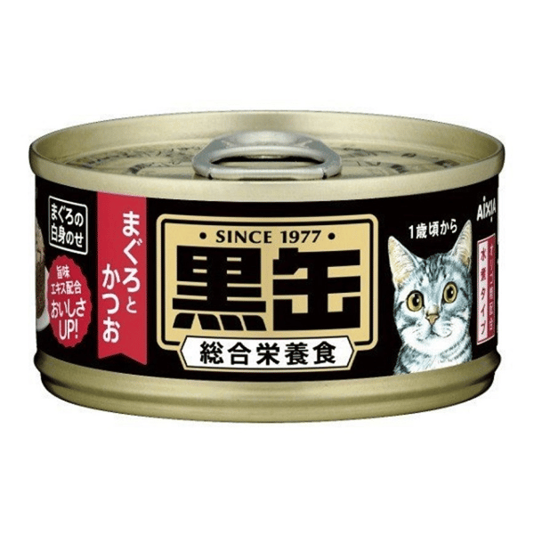 AIXIA 愛喜雅 貓罐頭 黑缶系列 金槍魚加鰹魚 80g (BCM-13) (圖片1)