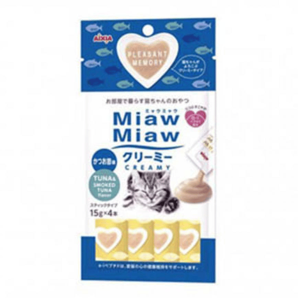 AIXIA 愛喜雅 MiawMiaw肉泥餐包 煙燻吞拿魚肉醬 60g (MMCM-4) (圖片1)