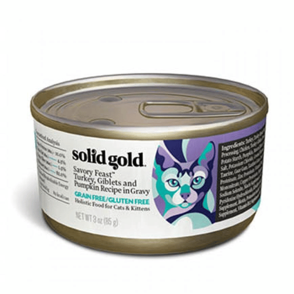 solidgold素力高 無穀物貓罐頭 南瓜火雞 3oz (﻿停售) (圖片1)