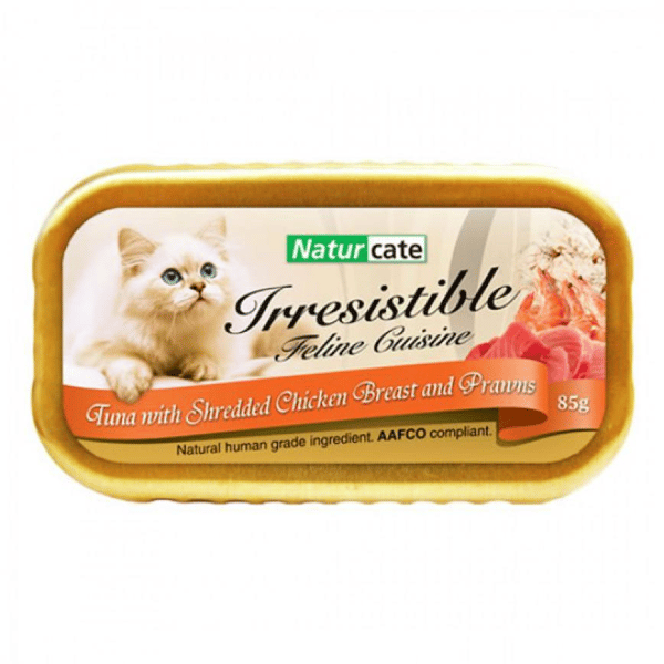 Naturcate 貓罐頭 吞拿魚+雞肉+海蝦 85g (NC85-3) (圖片1)