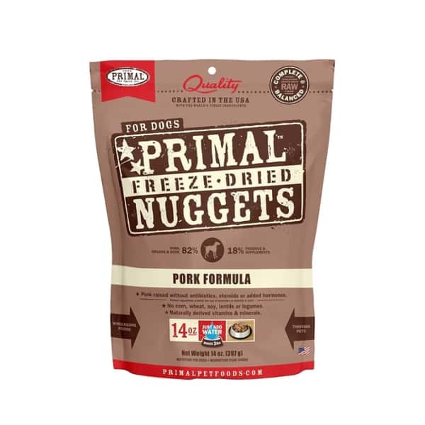 Primal Primal 狗糧 脫水凍乾生肉主食糧 豚肉 14oz 14oz  正面圖