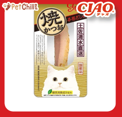 CIAO CIAO 貓零食 日本燒鰹魚條 25g [正宗高湯味] 25g  正面圖