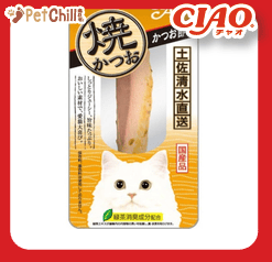 CIAO 貓零食 日本燒鰹魚條 25g [柴魚風味] (橙) (YK-01) (圖片1)
