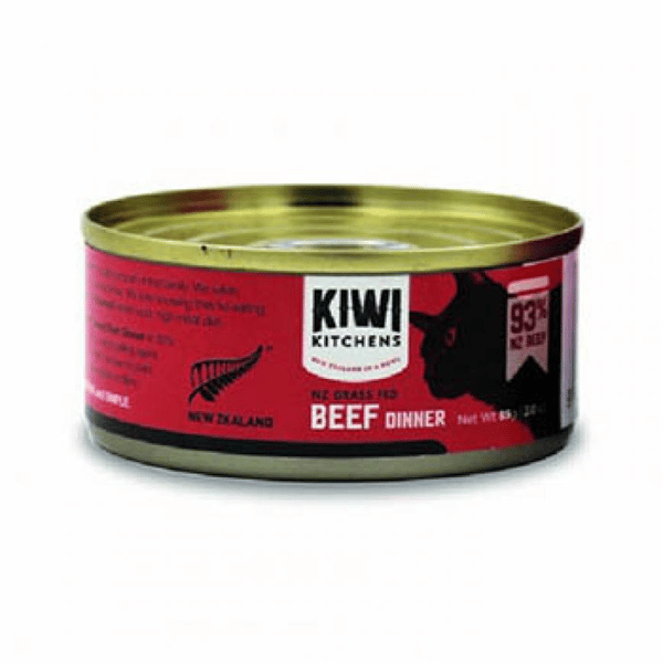 KIWI KITCHENS 主食貓罐頭 無穀物野放牛配方 85g (深紅色) (KC-C-B85) (圖片1)