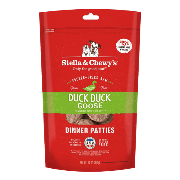 Stella & Chewy's 狗糧 凍乾生肉主糧 鴨朋鵝友 鴨肉鵝肉配方 5.5oz (SC007) (圖片1)