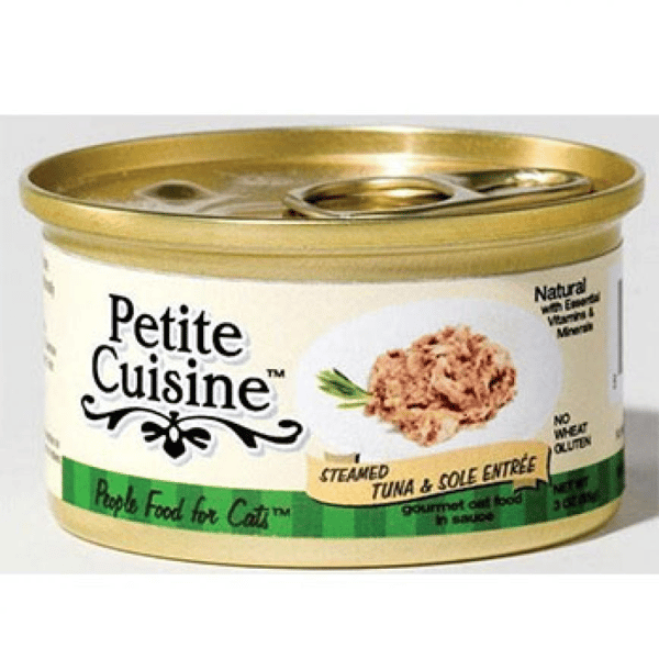 Petite Cuisine 貓罐頭 吞拿魚比目魚 85g (圖片1)