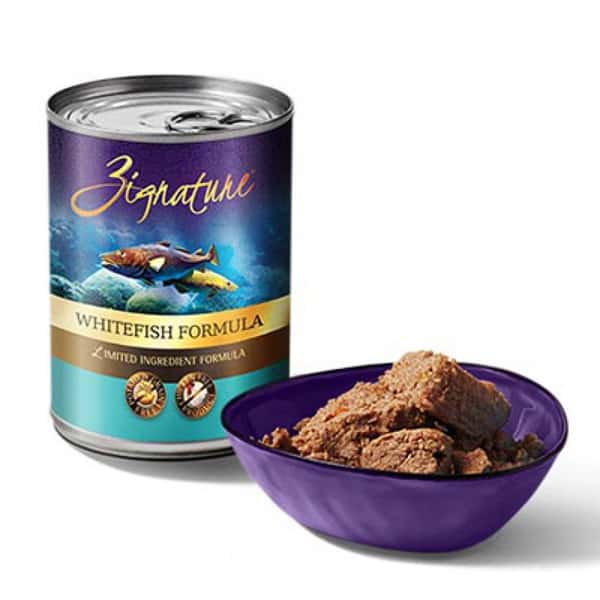 Zignature Zignature 純天然狗罐頭 白魚配方 13oz 13oz 正面圖