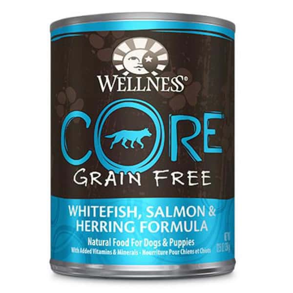 WELLNESS WELLNESS CORE 狗罐頭 無穀物海洋魚配方 12.5oz 5oz  正面圖