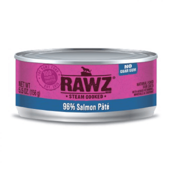 RAWZ 貓罐頭 肉醬主食罐 全貓配方 三文魚 155g (RZCS156) (圖片1)