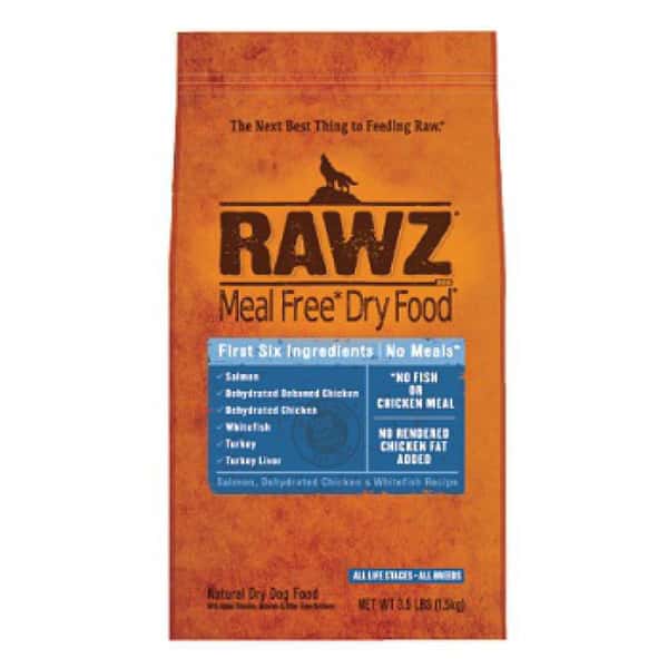 RAWZ RAWZ 狗糧 全犬三文魚+脫水雞肉及白肉魚配方 3.5lb 5lb  正面圖