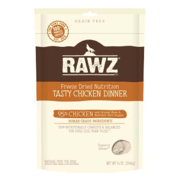 RAWZ RAWZ 全犬凍乾糧 雞肉餐 CHICKEN DINNER 14oz 14oz  正面圖