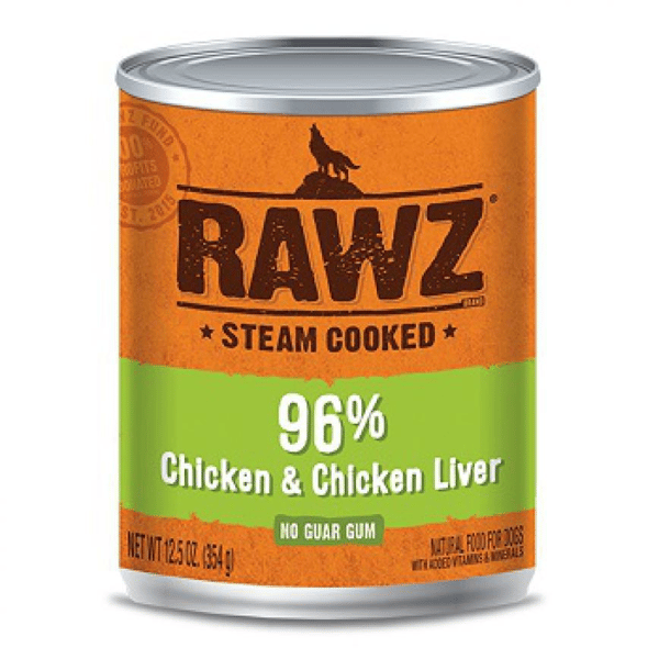 RAWZ 狗罐頭 主食罐 全犬配方 雞肉及雞肝 354g (RZDC354) (圖片1)