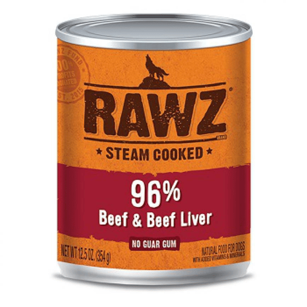 RAWZ 狗罐頭 主食罐 全犬配方 牛肉及牛肝 354g (RZDB354) (圖片1)