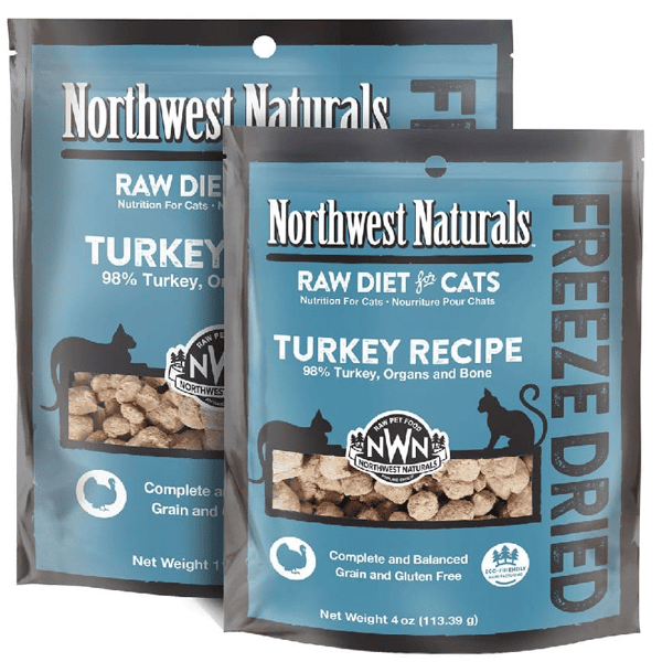 Northwest Naturals 無穀物凍乾脫水貓糧 火雞 11oz 311g (NWFFD11TUR) (圖片1)
