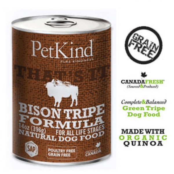 PetKind That's it! 狗罐頭 野牛藜麥配方 Bison Tripe 14oz (停售) (圖片1)