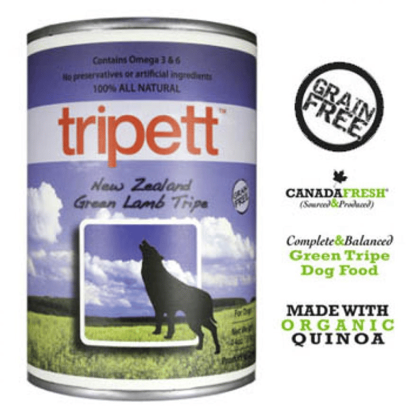PetKind Tripett 狗罐頭 無穀物羊草胃配方 (1-872) Original Green Lamb Tripe 14oz (圖片1)