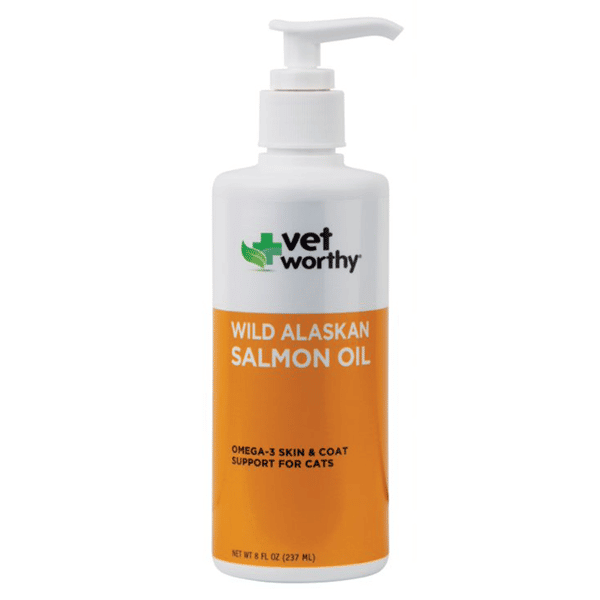 Vet Worthy 野生阿拉斯加三文魚油 (貓用) Wild AK Salmon Oil 8oz (0063) (圖片1)