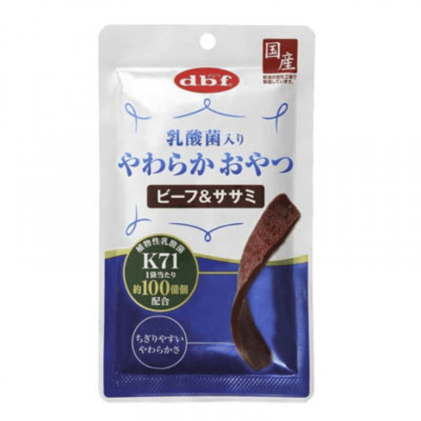 日本d.b.f 乳酸菌牛肉切片 40g (犬用) (啡) (圖片1)