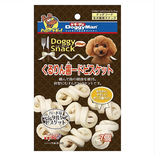 DoggyMan 日本狗零食 營養迴轉餅乾 7個 (犬用) (圖片1)