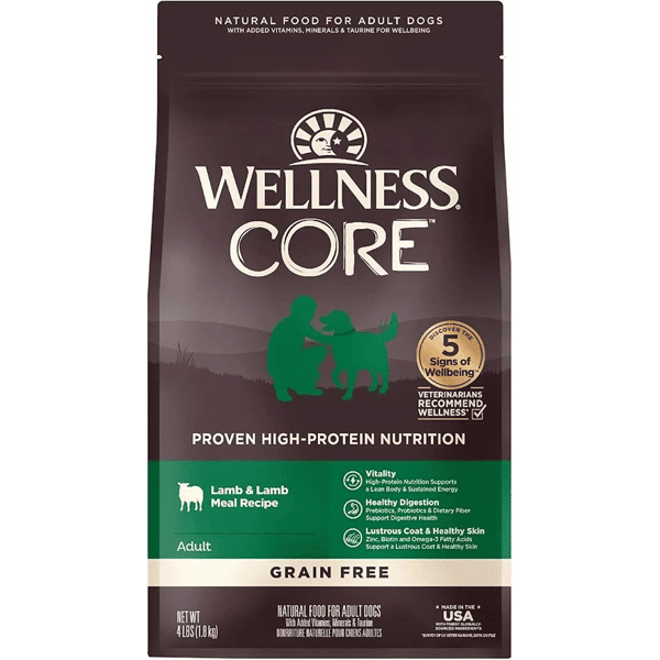 WELLNESS CORE 狗糧 無穀物 羊肉 4lb (88457) (圖片1)