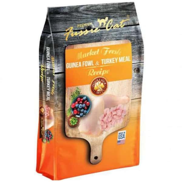 Fussie Cat 貓糧 Market Fresh 純天然貓糧 珍珠雞及火雞配方 10lb (橙) (FU-GT3) (圖片1)