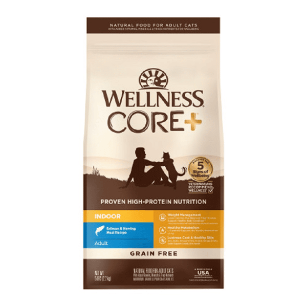 WELLNESS CORE 貓糧 無穀物 室內貓 海洋魚配方 5lb (藍) (8326) (圖片1)