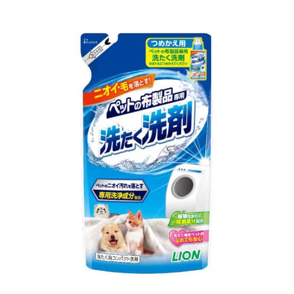 日本獅王LION Pet 寵物專用布製品洗滌劑 補充包裝 320g (圖片1)