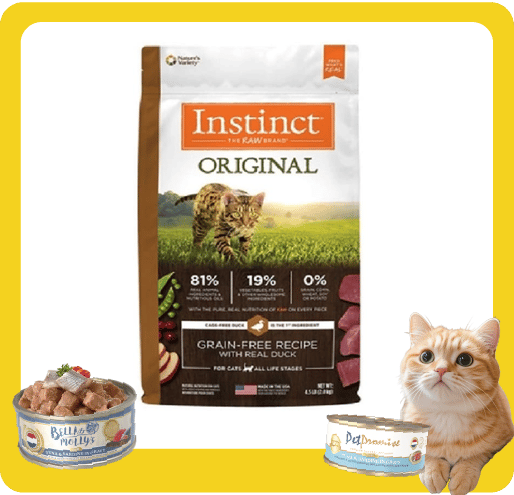 Instinct Instinct 貓糧 本能 貓糧 無穀物鴨肉配方 10lb 10lb 正面圖
