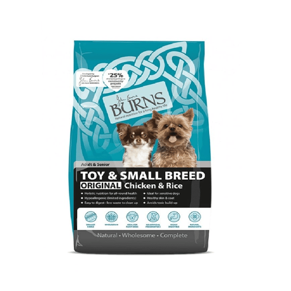 Burns Burns 幼犬雞肉糙米配方 Puppy Mini Chicken & Rice with Smaller Kibble 6kg 6kg 正面圖