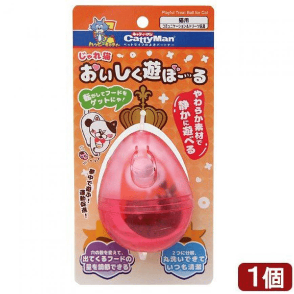 日本CattyMan 不倒翁漏食益智 貓咪玩具 (圖片1)