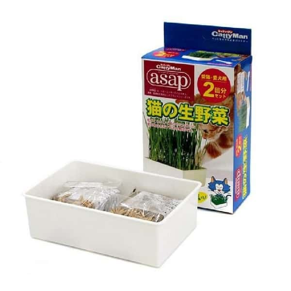 日本CattyMan ASAP 生野菜貓草 2回份量 (圖片1)
