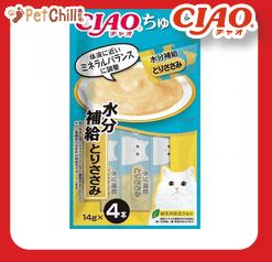 CIAO 肉泥 貓零食 水分補給 雞肉肉醬 14g 4本入 (SC-180) (圖片1)