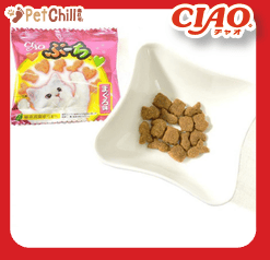CIAO 貓零食 日本磨牙潔齒貓脆餅 金槍魚味 5g 8包入 (粉紅) (圖片3)