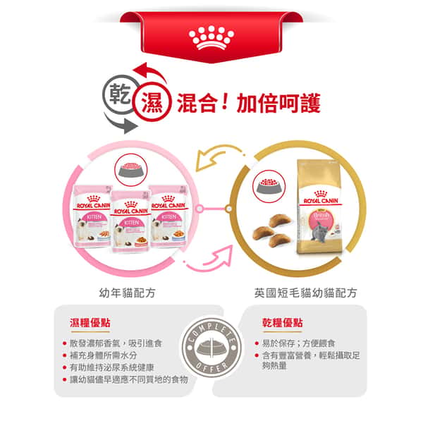 Royal Canin Royal Canin 貓糧 法國皇家貓糧 純種系列 英國短毛幼貓專屬配方 KBSH38 2kg 2kg  包裝圖