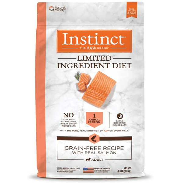 Instinct Instinct 狗糧 無穀物單一蛋白系列 三文魚 4lb 4lb 正面圖