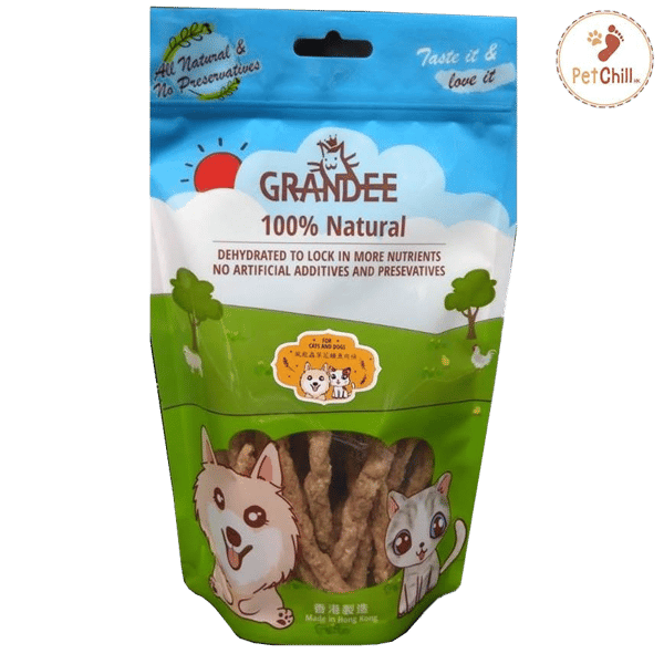 GRANDEE 香港製造 天然風乾小食 蟲草花鱷魚肉 50g (貓犬用) (GD/26-50) (圖片1)