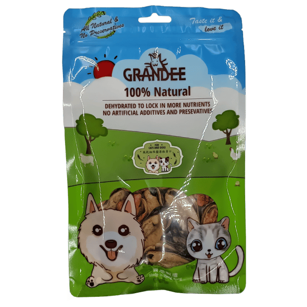 GRANDEE 香港製造 天然風乾小食 紐西蘭原粒青口 50g (貓犬用) (GD/15-50) (圖片1)