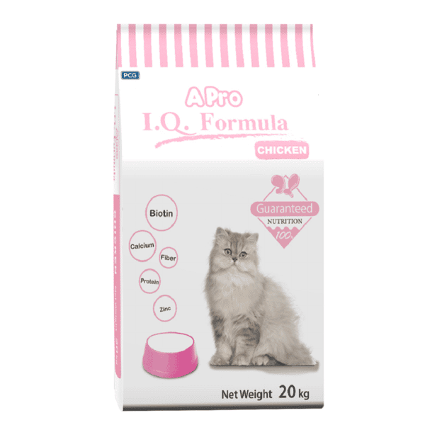 APro IQ 愛寶 成貓糧 彩色 貓義工流浪貓系列 經濟之選 20kg (AP0112) (圖片1)