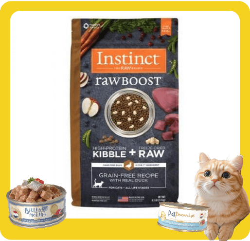 Instinct 貓糧 本能 貓糧 無穀物生肉系列 鴨肉 4.5lb (658641) (圖片1)