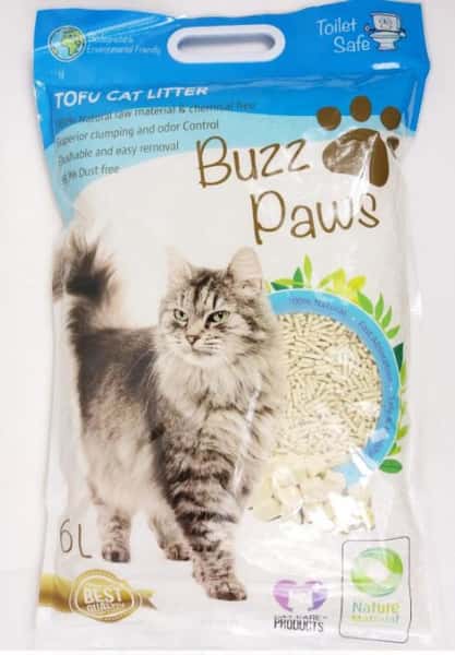 Buzz Paws 原味 豆腐貓砂 6L (圖片1)
