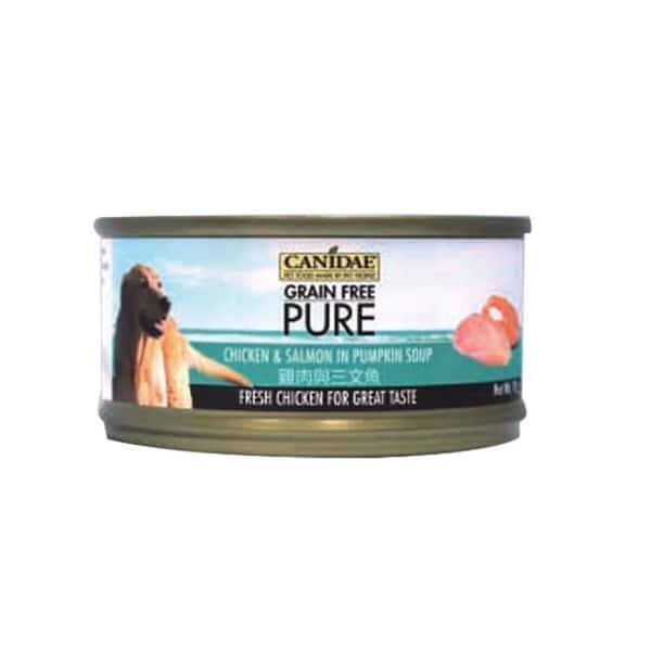 CANIDAE 咖比 PURE 狗罐頭 雞肉三文魚 Chicken & Salmon in Pumpkin Soup 70g (6202) (停售) (圖片1)