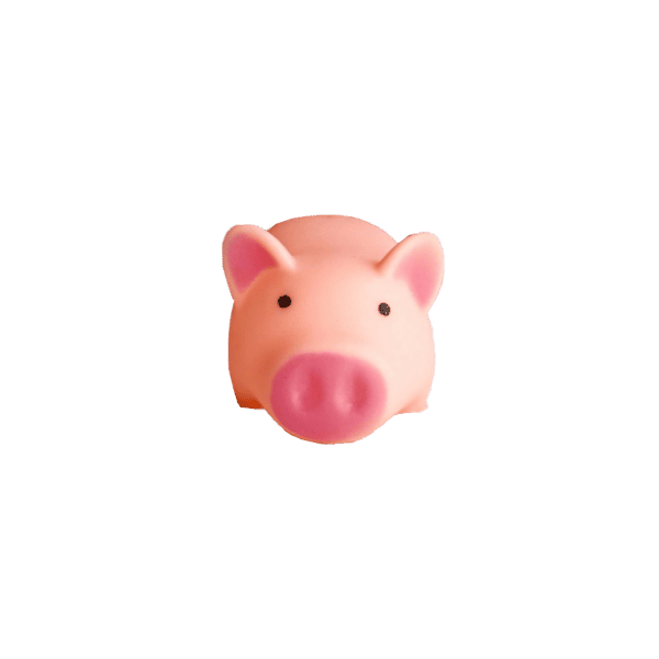 超可愛發聲寵物玩具 肉色膠小豬 (貓犬用) (圖片3)