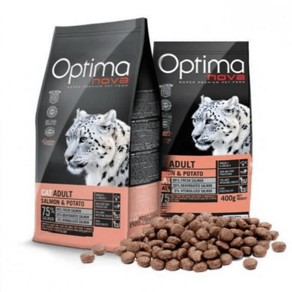 Optima nova 無穀物雪豹三文魚美毛配方 Salmon & Potato 8kg (OCS-GL) (圖片1)